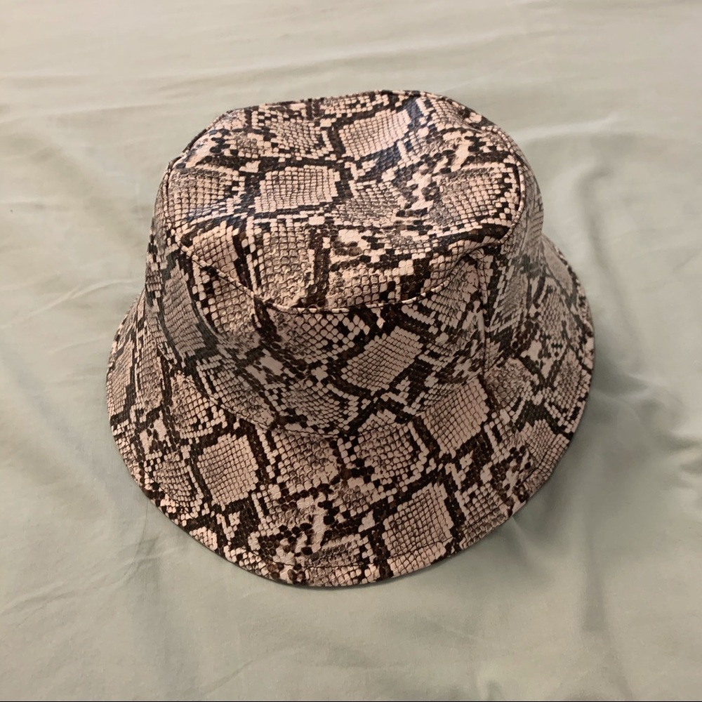Urban Outfitters snake print hat